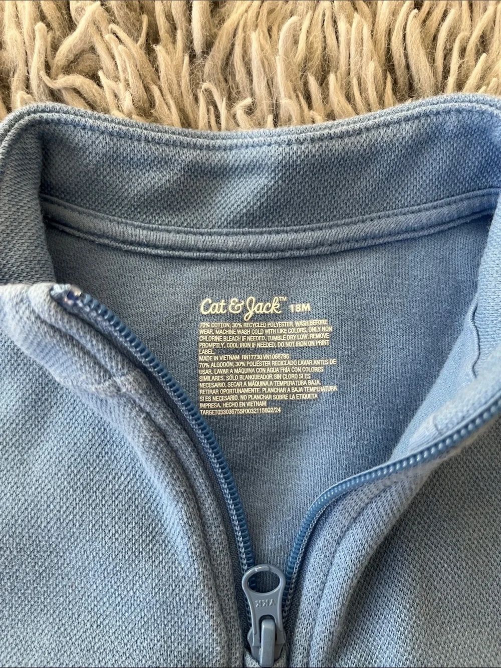 Oshkosh Cat & Jack Baby Boy Cold Weather Bundle Winter Overalls Denim Jacket
